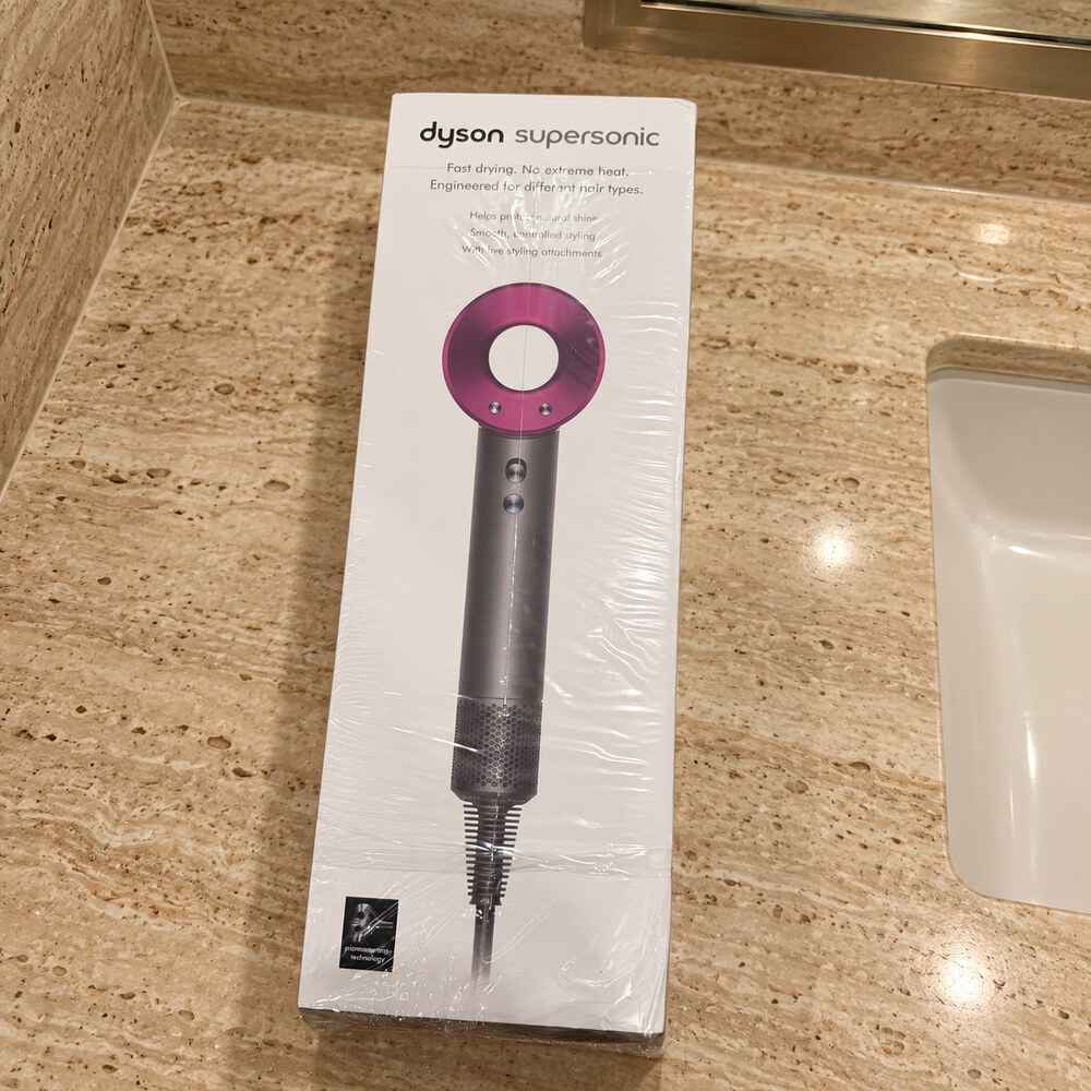 Dyson Supersonic Hair Dryer, Pink Trim, New with Box - Picture 3 of 10